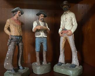 Cowboy statues