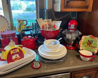 Kitchen and KitchenAid mixer