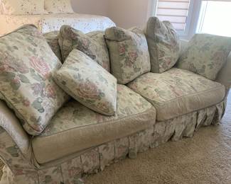 Down filled couch