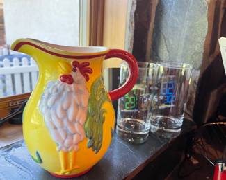 Chicken pitcher
