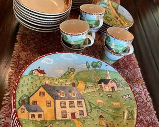 Country dishware