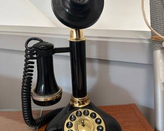 Vintage candlestick phone
