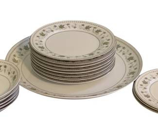73 - 24pcs Springtime Rose China
