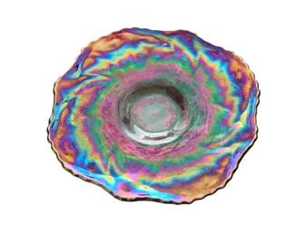 179 - Carnival Glass Tray 14"
