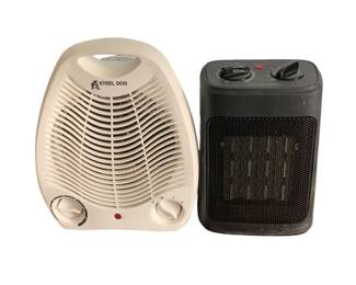 155 - 2 Electric Heaters used as-is electric/electronic/mechanical item - no guarantee all components, untested.