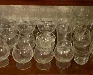 55 - Shelf Lot of Glassware