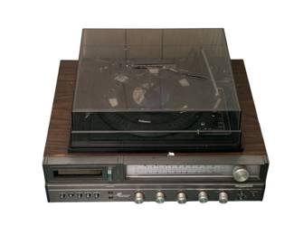 193 - Electrophonic Record Player / Radio 8 Track used as-is electric/electronic/mechanical item - no guarantee all components, untested. 11 x 21 x 16