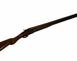 134 - Antique American Gun Double Barrel Shotgun 12ga 46"