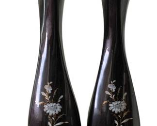 197 - Pair Ceramic Vases 19"