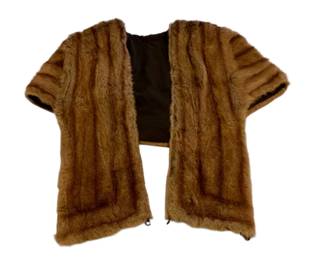 140 - Vintage Mink Wrap Large