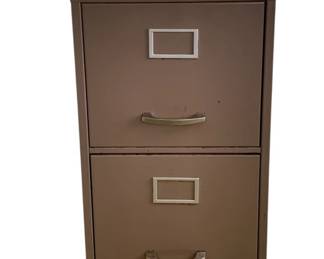 168 - 2 Drawer File Cabinet