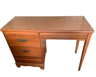 159 - Wood Desk 32 x 44 x 17