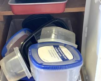 6 - Cabinet Lot of Items