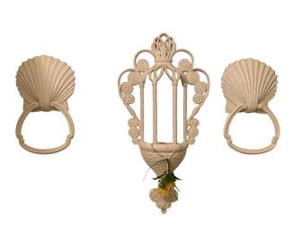 142 - 3 pc Wall Decor 20 x 11