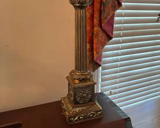 C91 - $25. Single Table Lamp with good shade.