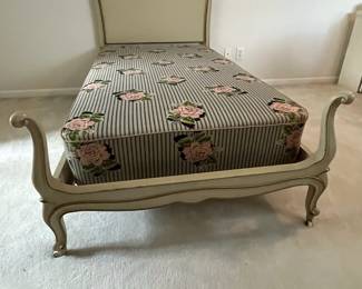 C8 - $125. Drexel Twin Bed Frame. Measures 42" x 43.5" tall.