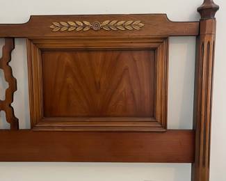 C15 - $40. Headboard ONLY. No frame. Measures 60" wide x 43" tall. Could be used for full or queen sized bed.