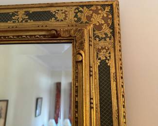 C98 - $150. Large Heavy Entry Mirror. Measures 25.25" x 41" tall. Beautiful frame in great condition!
