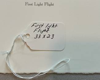 BT6 - $250. Bob Timberlake "First Flight". Unframed. In Original Packaging. Signed & Numbered. #1167/7755 (Selling from Bob Timberlake currently for $650.)