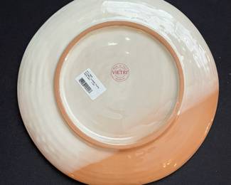 C112 - $15. Vietri 11" plate - minor crazing.