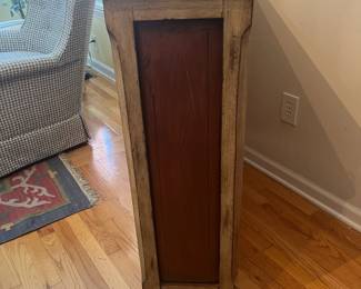C5 - $95. Narrow Entry Cabinet. Measures 41" wide x 11" deep x 37.5" tall.