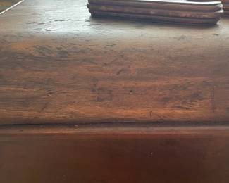 C19 - $50. Vintage Lane Cedar Chest. Top has been refinished at some point from significant wear (you can still see scratches) Inside is in very good condition. Measures 47" wide x 18.5" deep x 19" tall.