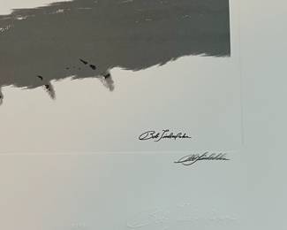 BT1 - $250. Bob Timberlake "Ray's Place". Unframed. In Original Packaging. Signed & Numbered. #1167/6791 (Selling from Bob Timberlake currently for $775.) One minor stain noted next to the numbers - probably outside where the frame would be.