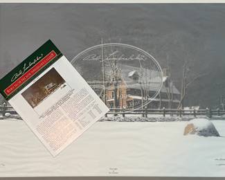BT8 - $250. Bob Timberlake "First Light". Unframed. In Original Packaging. Signed & Numbered. #1167/7393. (Selling from Bob Timberlake currently for $650.)