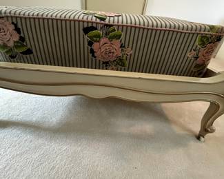 C8 - $125. Drexel Twin Bed Frame. Measures 42" x 43.5" tall.