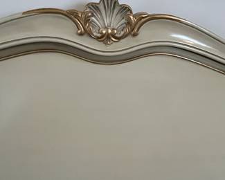 C8 - $125. Drexel Twin Bed Frame. Measures 42" x 43.5" tall.