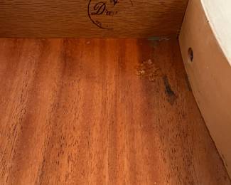 C7 - $60. Single Drexel French Provincial Nightstand. Measures 17" wide x 13" deep x 28" tall.
