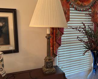 C91 - $25. Single Table Lamp with good shade.