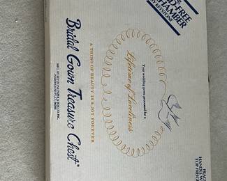 C121 - $60. 1980s Wedding Dress - sealed in the box.