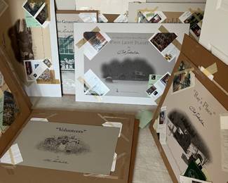 Unframed Bob Timberlakes were stored in these - and then INSIDE shipping boxes. In a closet in the home.