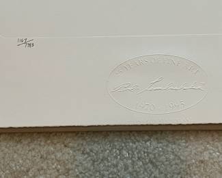 BT8 - $250. Bob Timberlake "First Light". Unframed. In Original Packaging. Signed & Numbered. #1167/7393. (Selling from Bob Timberlake currently for $650.)