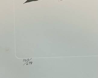 BT1 - $250. Bob Timberlake "Ray's Place". Unframed. In Original Packaging. Signed & Numbered. #1167/6791 (Selling from Bob Timberlake currently for $775.) One minor stain noted next to the numbers - probably outside where the frame would be.