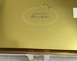 C121 - $60. 1980s Wedding Dress - sealed in the box.