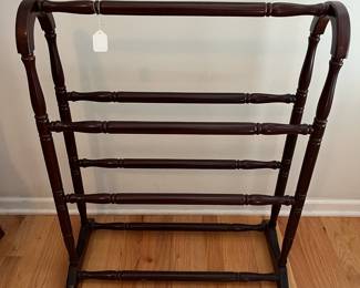 C149 - $25. Blanket Rack. Measures 27" wide x 12.5" deep x 33" tall.