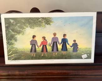 C85 $12. Elsie Beiler "Friends Forever" signed print.