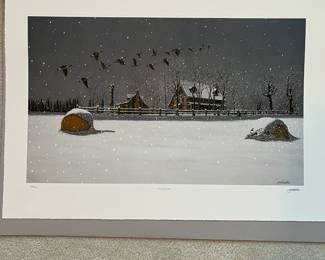 BT6 - $250. Bob Timberlake "First Flight". Unframed. In Original Packaging. Signed & Numbered. #1167/7755 (Selling from Bob Timberlake currently for $650.)