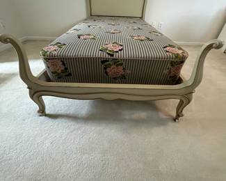 C8 - $125. Drexel Twin Bed Frame. Measures 42" x 43.5" tall.