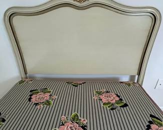 C8 - $125. Drexel Twin Bed Frame. Measures 42" x 43.5" tall.