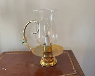 C64 - $20. Table Lamp. Measures 10" tall.