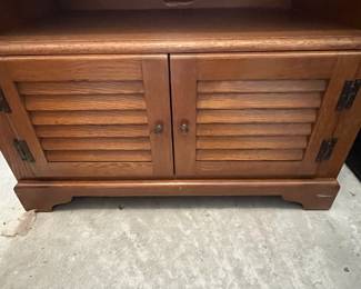C115 - $30 each. 3 Available. Harvest Oak Side Tables. Measures 32" wide x 18" deep x 30.5" tall.