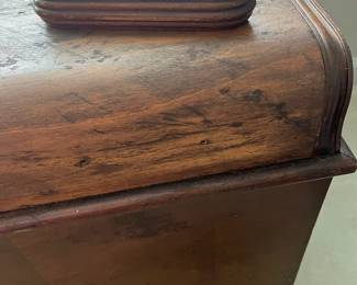 C19 - $50. Vintage Lane Cedar Chest. Top has been refinished at some point from significant wear (you can still see scratches) Inside is in very good condition. Measures 47" wide x 18.5" deep x 19" tall.