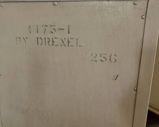 C7 - $60. Single Drexel French Provincial Nightstand. Measures 17" wide x 13" deep x 28" tall.