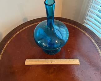 C76 - $65. Blenko Genie Bottle Decanter.