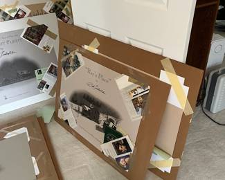 Unframed Bob Timberlakes were stored in these - and then INSIDE shipping boxes. In a closet in the home.