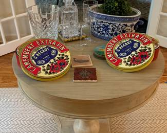 2 sets of 6 plates - Camembert Boxes