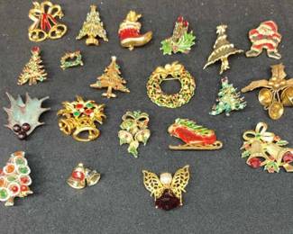 Christmas Brooches 